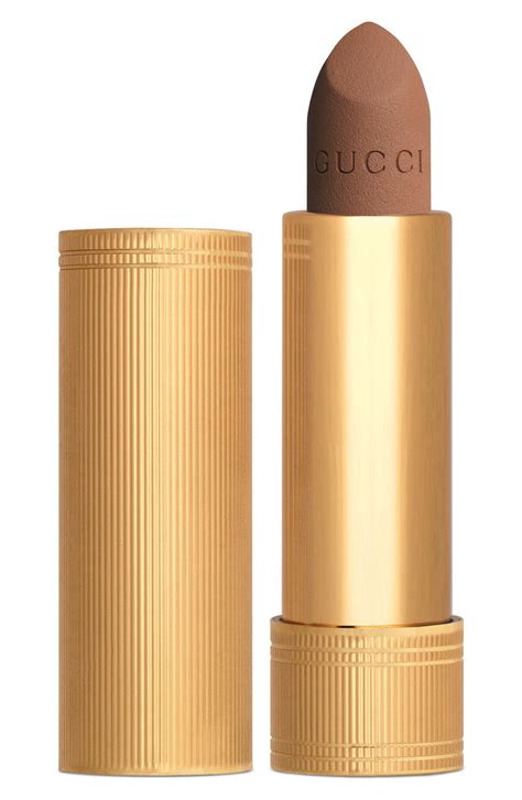 son gucci rouge a levres mat|Gucci penny beige lipstick.